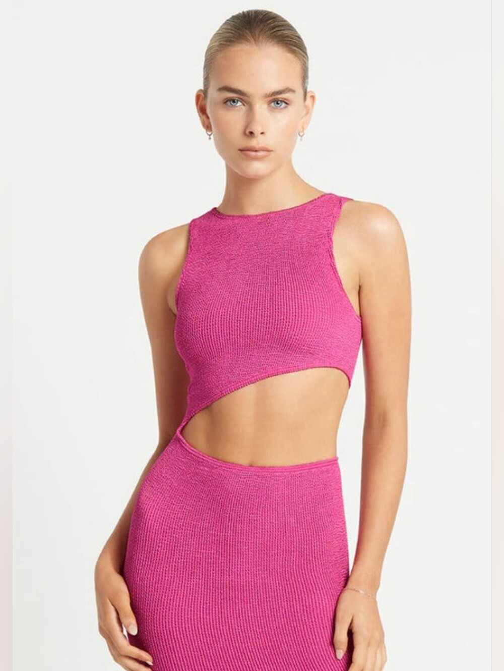 Bond Eye Elissa Dress‎ Fuchsia Shimmer O/S
